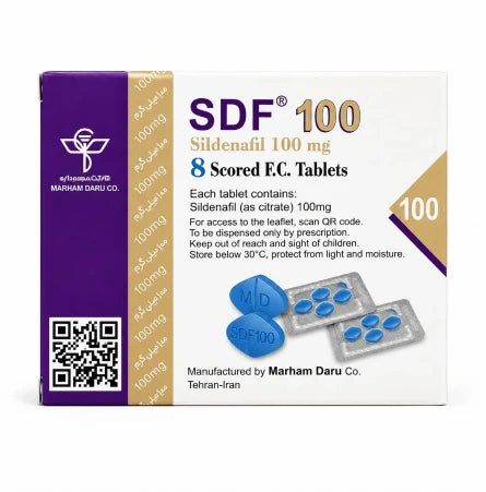 SDF 100mg 8 Tablet Packing ( Irani Imported ) Alternative to Vi@gra 100mg.