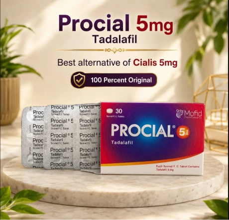 Irani Procial 5mg  - Tadalafil 5mg- 30 Tablets Packing
