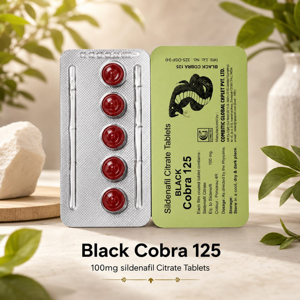 Black C0bra 125 - 5 Tabs Packing