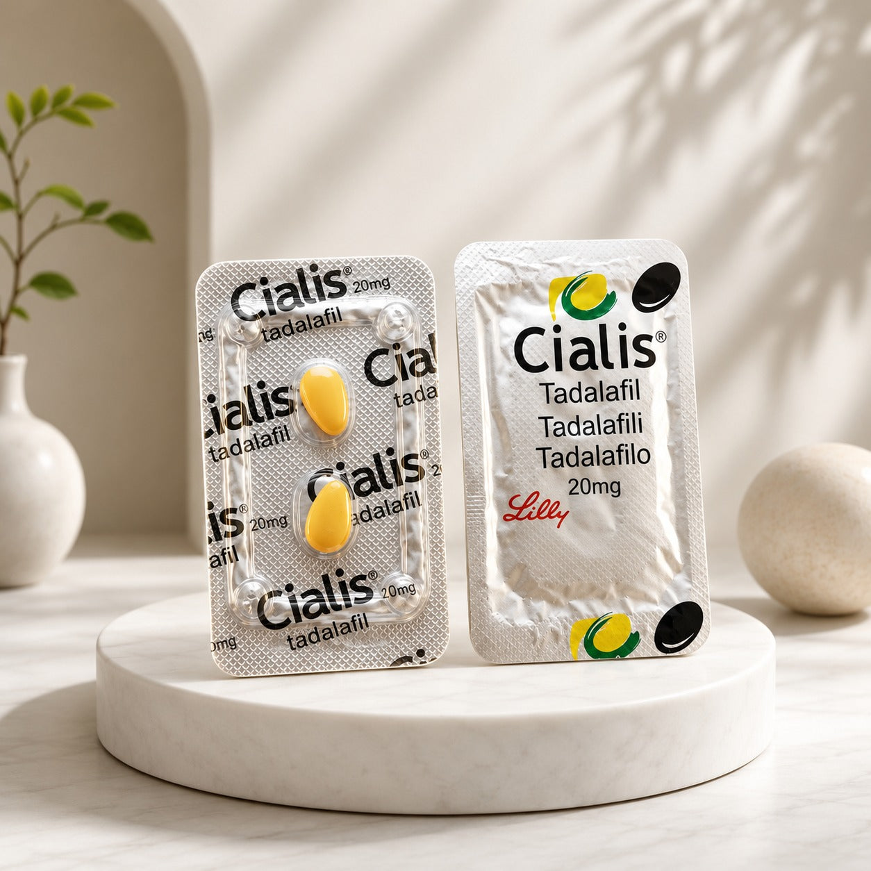Ci@lis 20mg Tabs - 4 Tablets Packing.