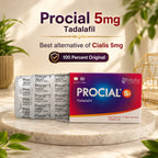 Irani Procial 5mg  - Tadalafil 5mg- 30 Tablets Packing