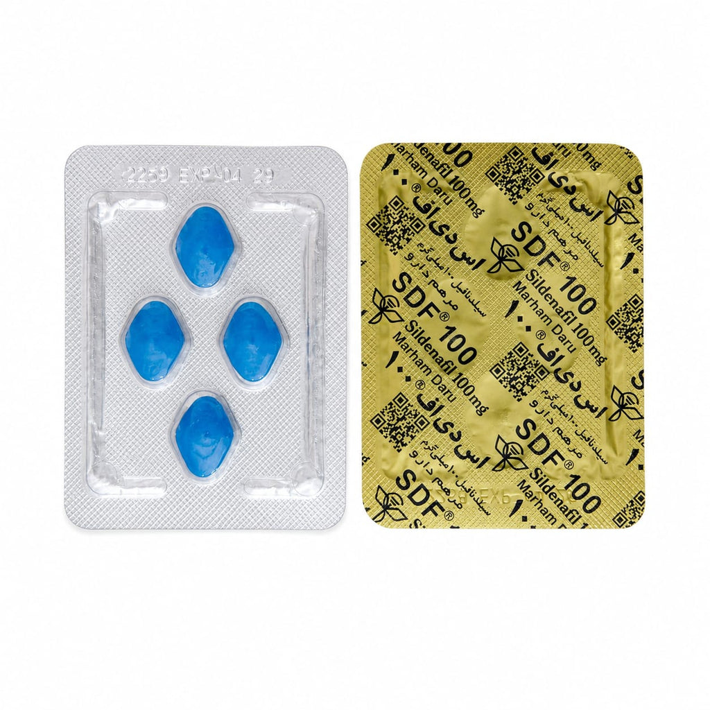 Irani SDF 100mg Tablets By Marham Daru - 8 Tablets in a Pack (Irani Viagr@ 100mg)